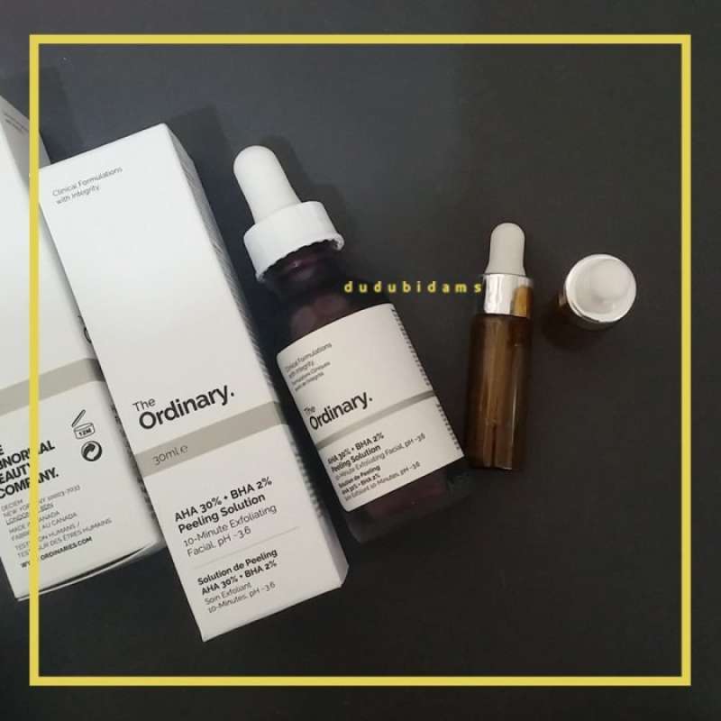 Promo [Share] The Ordinary Aha + Bha Peeling Solution Deciem 5 Ml In ...