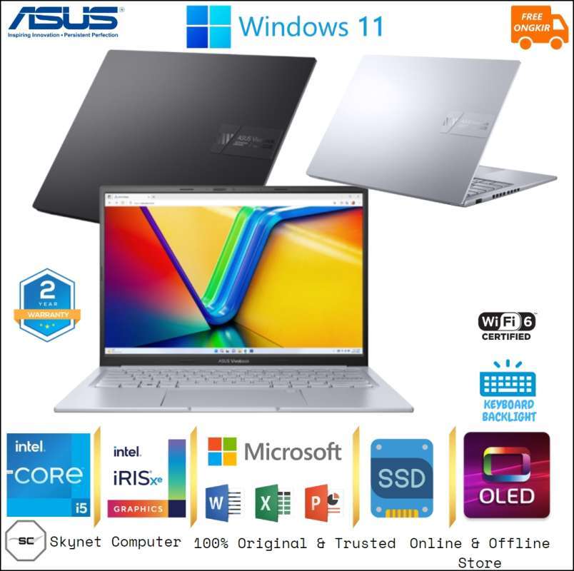 Asus VivoBook N3704VA-AU081W PC Portable 17 FHD (Processeur Intel Core