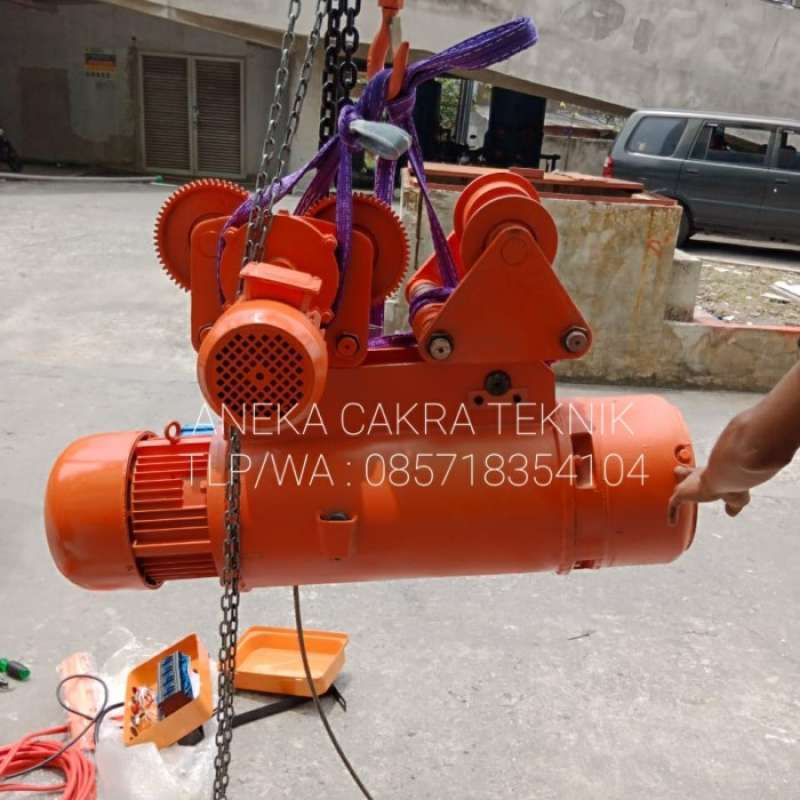 Promo Wire rope hoist crane 5 ton x 12 meter TOKYOLIFT JAPAN Diskon 23