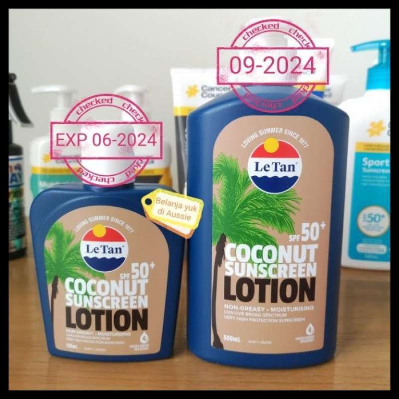 Promo BEST PRODUK LE TAN SPF 50+ COCONUT SUNSCREEN LOTION MADE IN