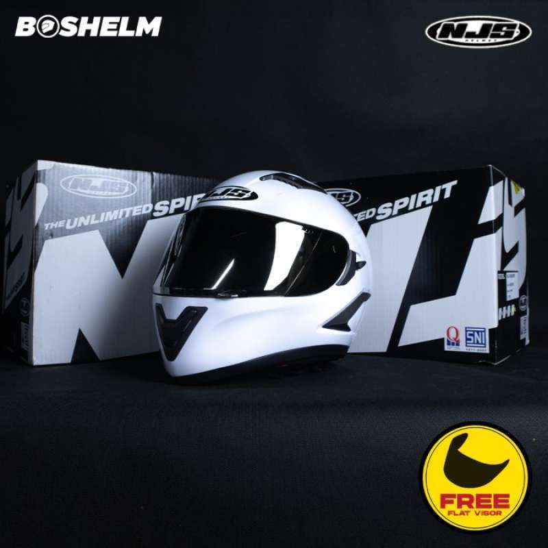 Jual Helm Full Face Njs Putih Terbaru Dengan Harga Termurah Di 2024