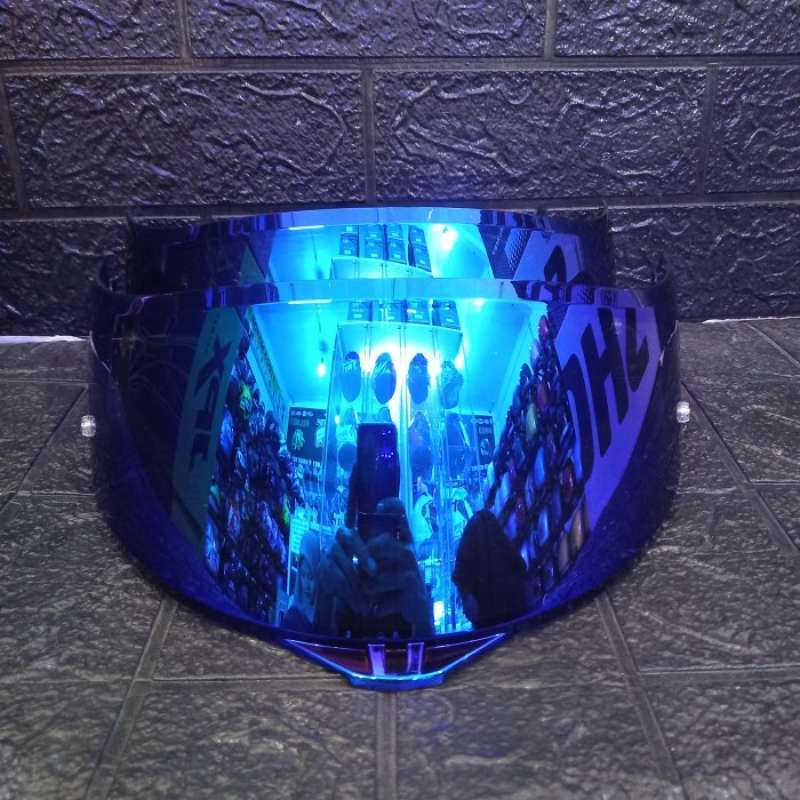 Promo Visor Helm Agv K1 K3 Sv Flat Iridium Blue Custom Diskon 23 di
