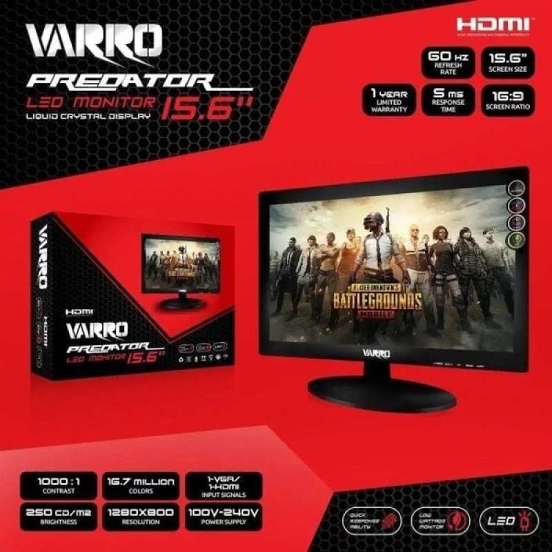 Promo Monitor LED 16 inc Magix/Varro/Sunbio [Warranty 1 Tahun] Diskon ...
