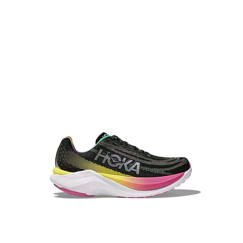 Jual Hoka Mach X Women's Road Running Shoes Black/Silver di Seller