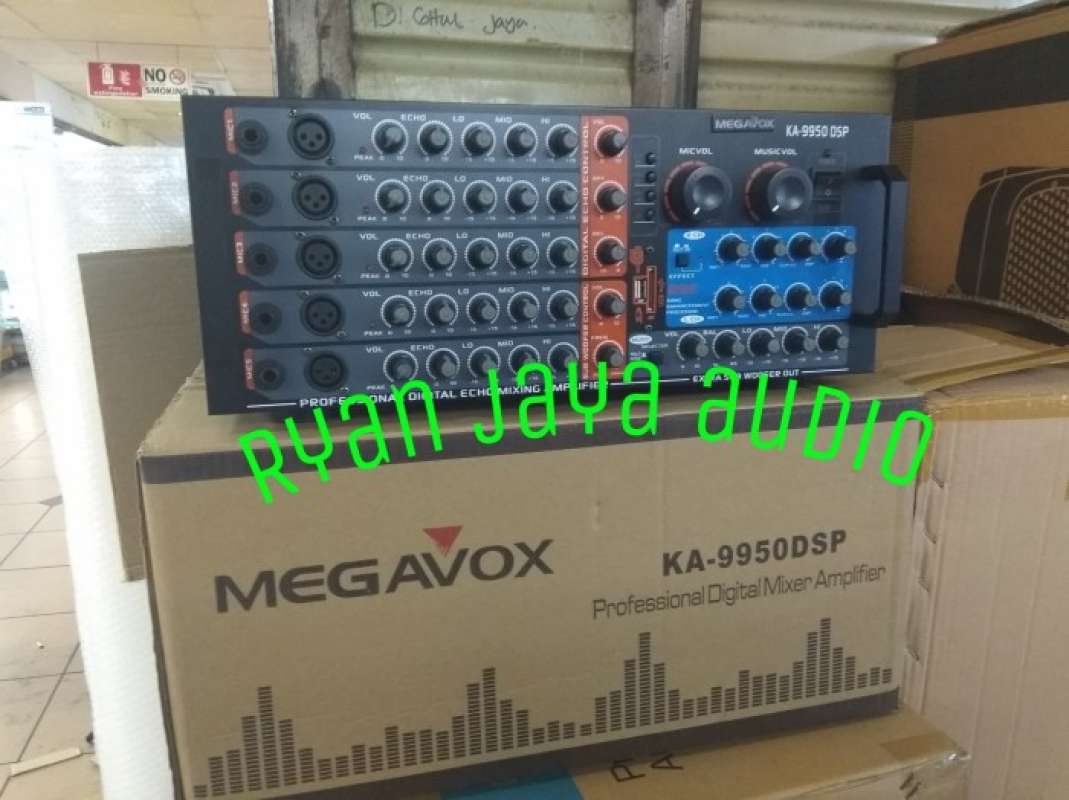 Jual Power mixer Amplifier 5 channel Megavox KA 9950DSP di Seller Laris