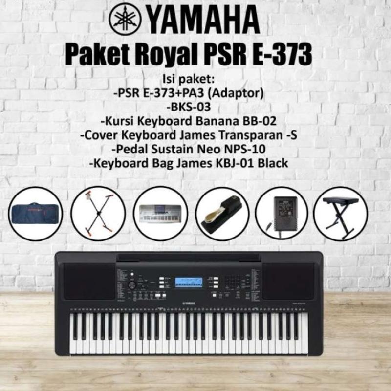 Jual Paket Royal Keyboard Yamaha PSR-E373 / Keyboard Yamaha PSR E 373 ...