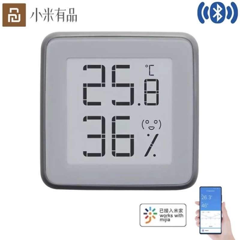 Promo Miaomiaoce Bluetooth Hygrometer Thermometer EInk Screen with