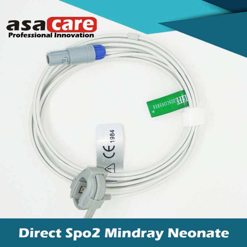Jual Kabel Spo2 Sensor Softip Monitor Mindray Neonatus 6 Pin 2 Knop Di ...