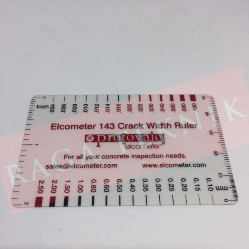 Promo Elcometer 143 Crack Width Ruler Diskon 33% Di Seller Belibanyak ...