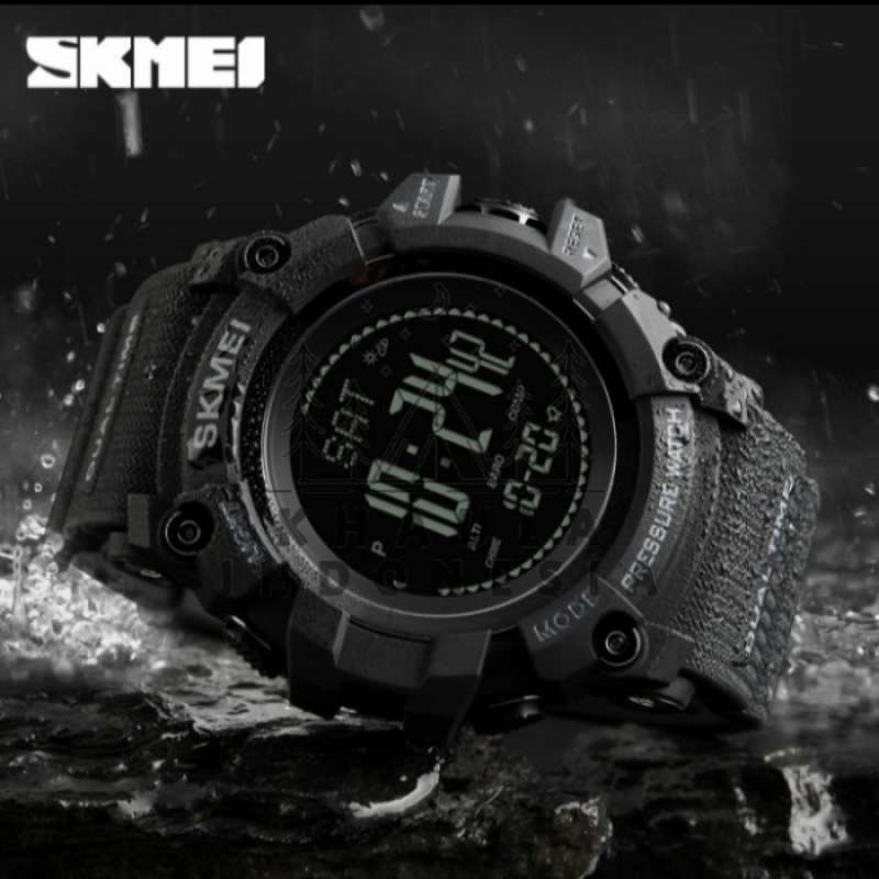Jual jam tangan skmei 3 sensor compass altimeter barometer digital