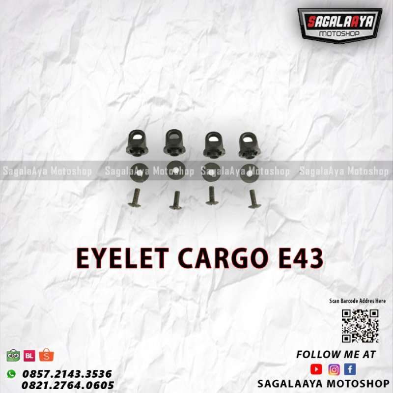 Jual Eyelet Cargo E43 ( Cantolan Cargo Net Belt ) Original Givi E43adv ...