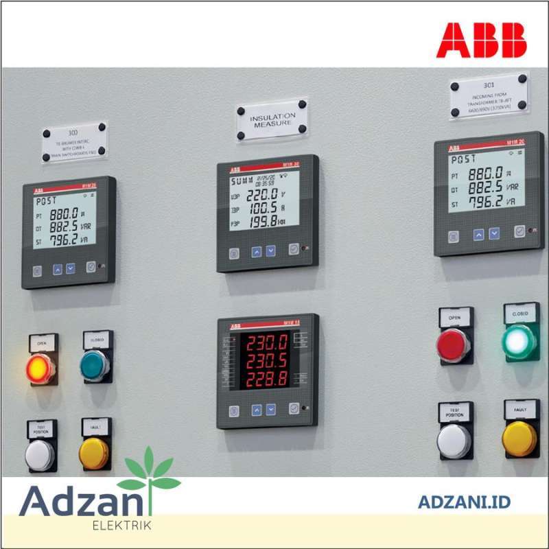 Jual Abb M1m 12 Modbus Digital Multi Meter 1syg207581r4051 Power Di