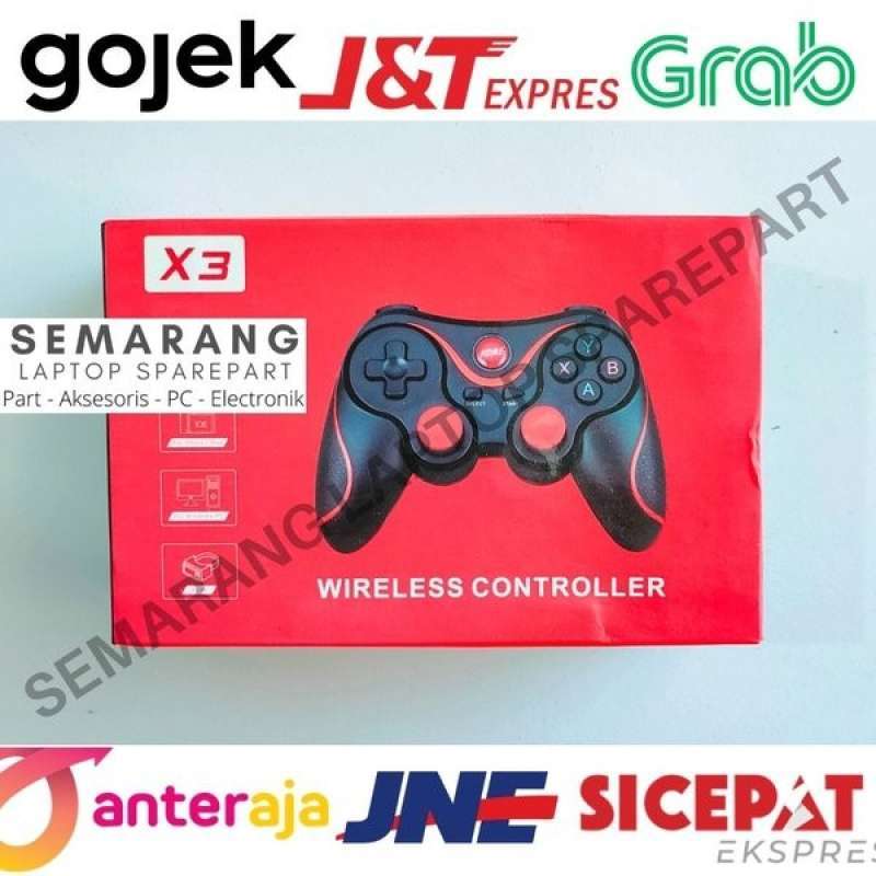 Jual Gamepad X3 Stik Android Controller Hp Wireless Bluetooth Bracket ...