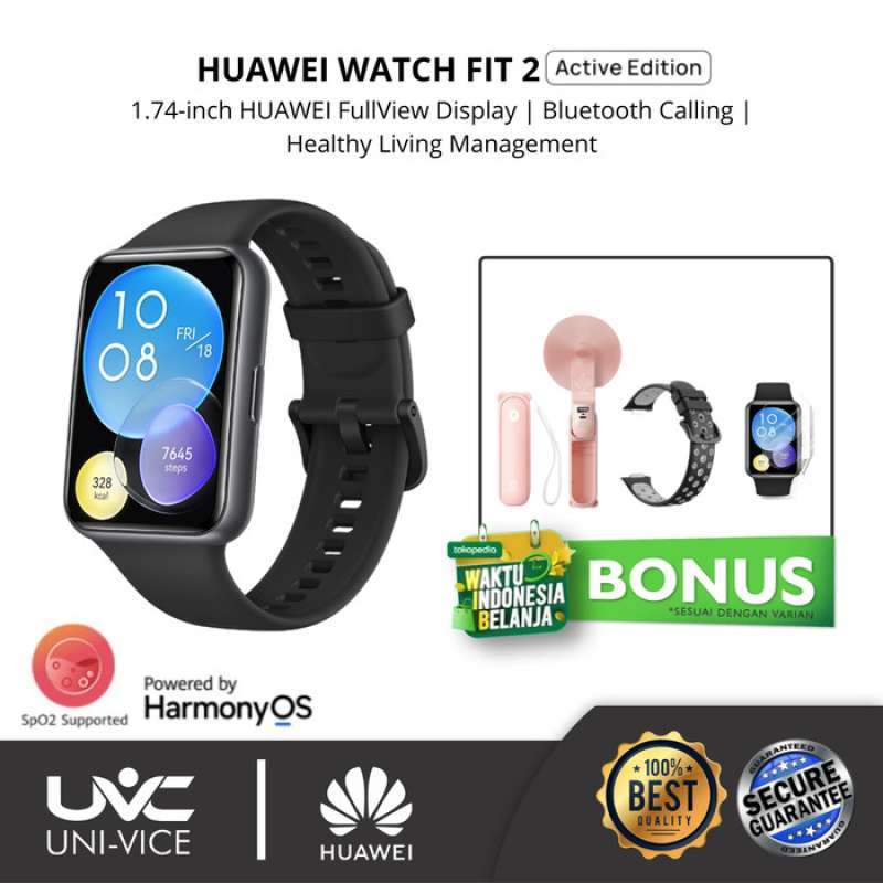 Jual HUAWEI Watch Fit 2 Active Edition HarmonyOS SmartWatch Original di ...