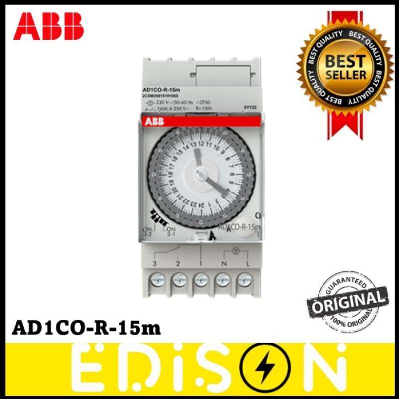 Jual Abb 15 Menit Minutes Analog Timer Ad1co-r-15m 2csm208151r1000 Di ...