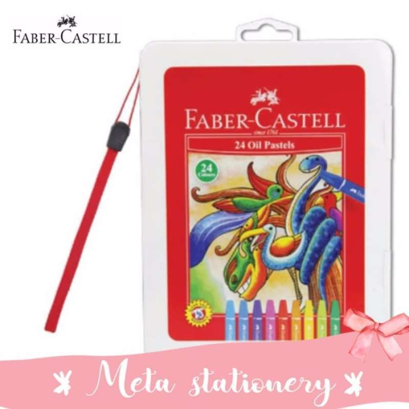 Jual Crayon HexagonalOil Pastel Faber Castell 24 warna di Seller