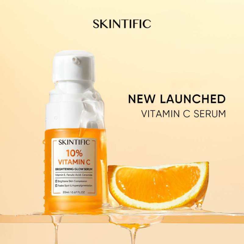 Promo Skintific 10 Vitamin C Brightening Glow Serum 20ml Diskon 18 Di Seller Puspaindahbeauty