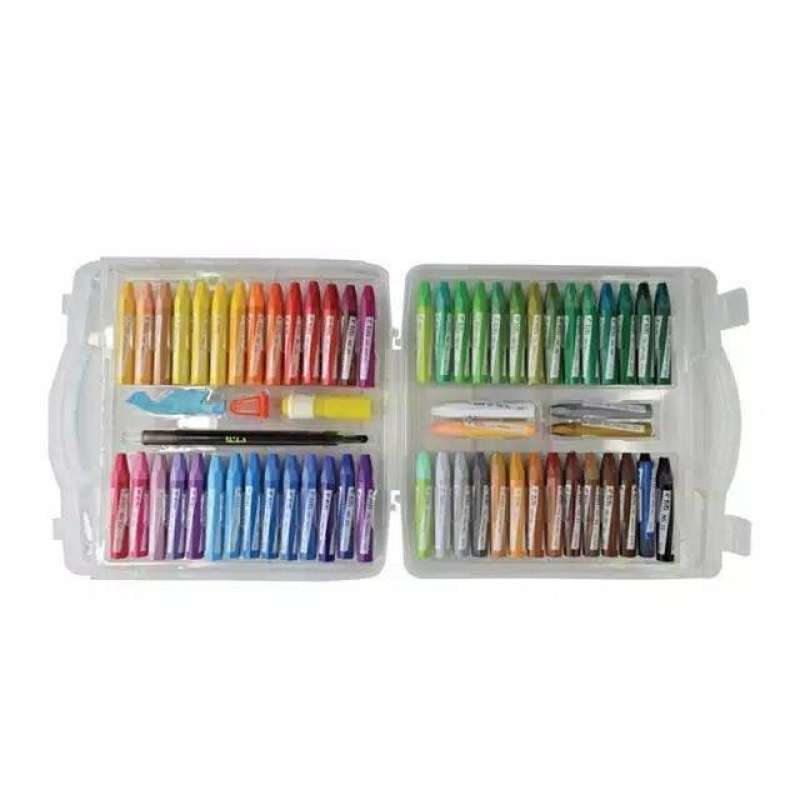 Jual CRAYON OIL PASTEL JOYKO 55 WARNA ISI 60 CRAYON di Seller Graha