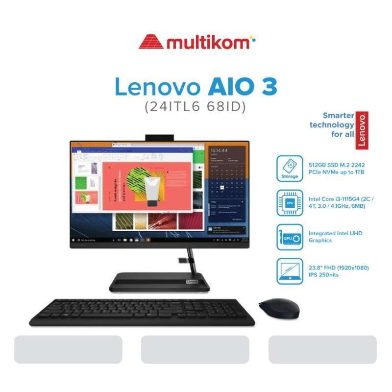 Cover Posteriore LCD Per Lenovo IdeaCentre AIO 3 – Nero, Originale, 5M11C16773