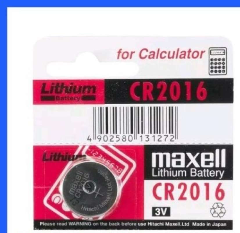 Jual Batrai/Baterai/Bateray Maxell CR2016 3V Original Made In Japan di ...