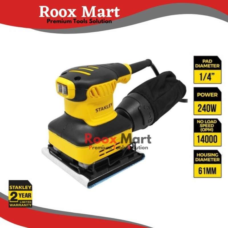 Promo Sheet Palm Sander 1/4 Mesin Amplas Listrik 240W Stanley SS24
