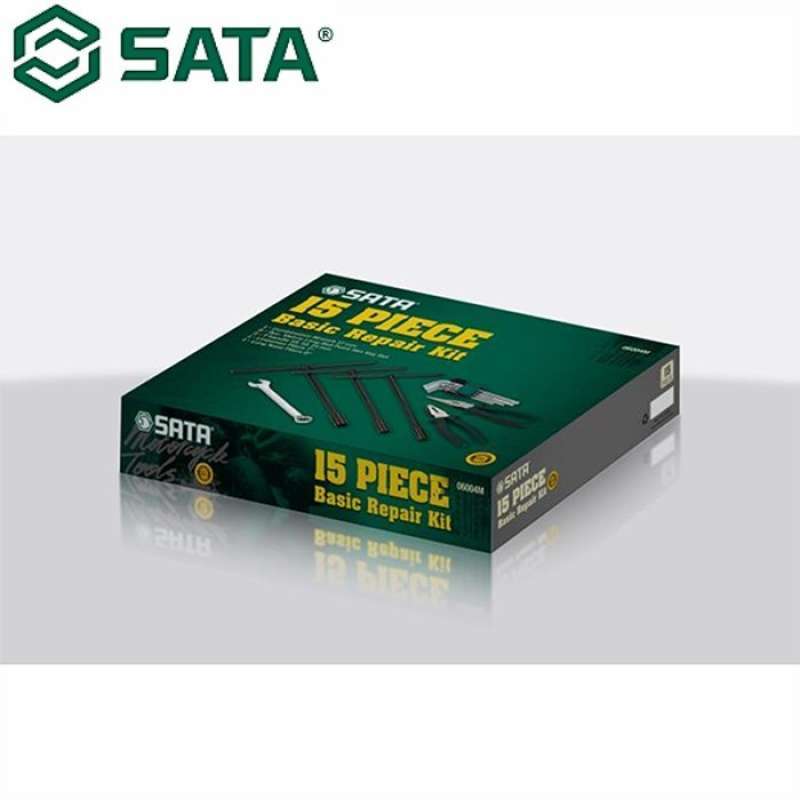 Promo Tool Kit Set 06004m 15 Pcs Basic Repair Kit Sata Tools Diskon 23% ...