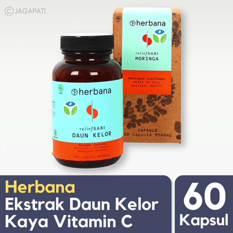 Promo Herbana Daun Kelor Ekstrak Vitamin C 60 Kapsul Diskon 23
