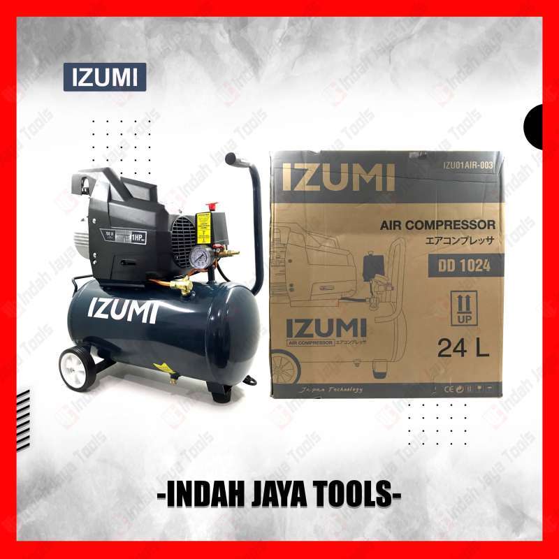 Promo IZUMI DD1024 Kompresor Angin Listrik 1 HP 24 Liter - Air ...