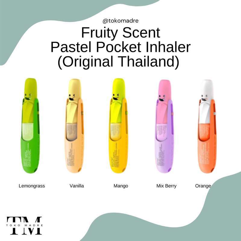 Jual [free Strap] Madre - Fruity Scent Pocket Inhaler By Pastel (orange ...