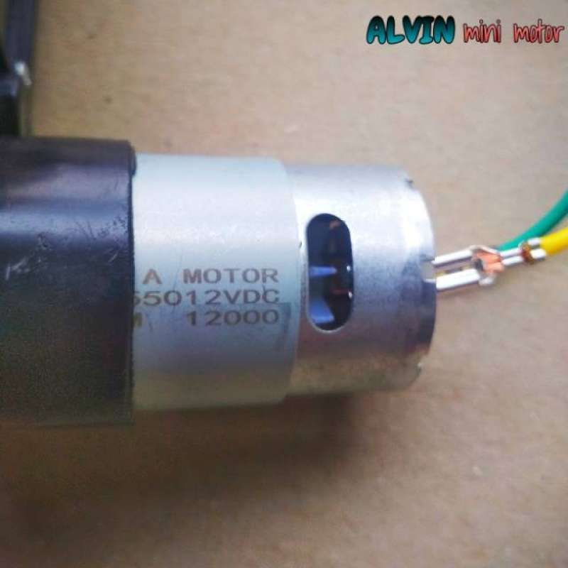Promo Gearbox Mobilan Aki 12V 12000Rpm 550 Wsj 6 Bintang Sparepart