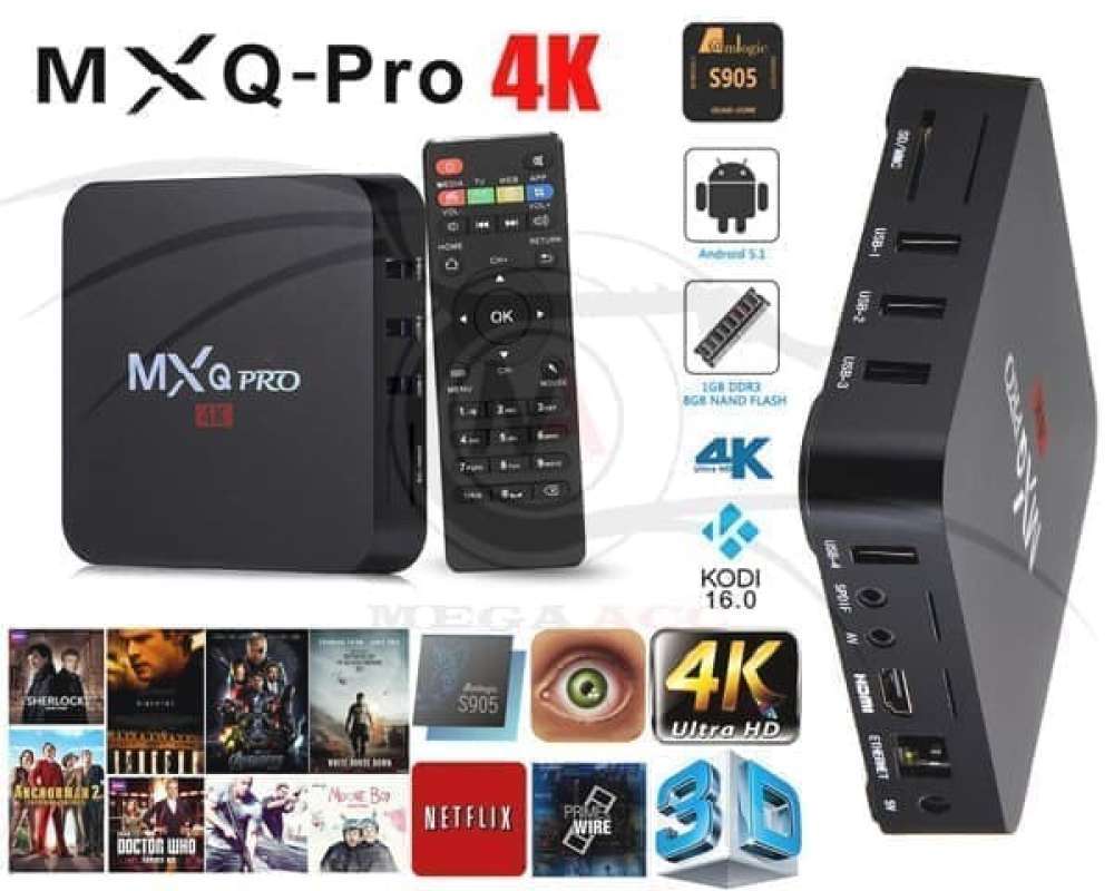 Jual IK VCM 2GB16GB Android TV BOX MXQ PRO 4K 5G Smart TV Box Media Player Tv Box Ram 2gb Rom 16gb Set Top Box I.160517044