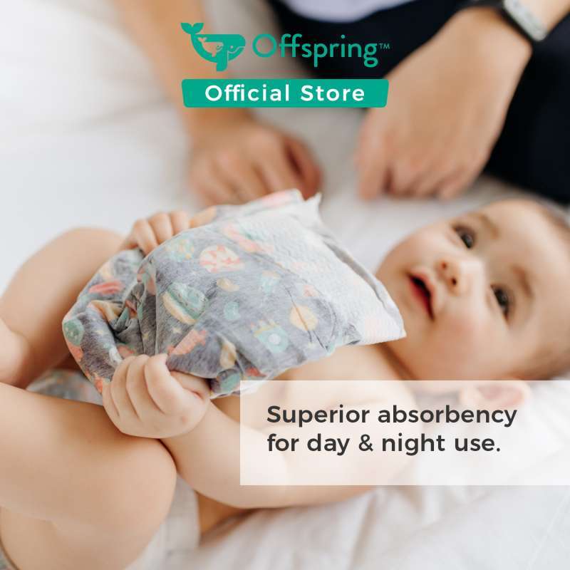 Promo Offspring Popok Bayi Diaper SAP Bebas Klorin Small pack Perekat