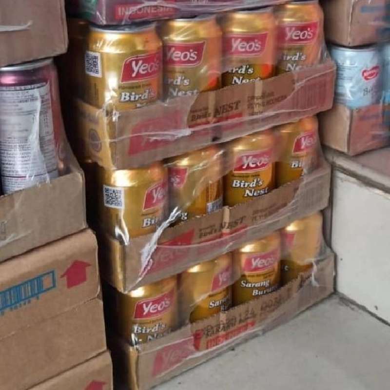 Jual Yeos Minuman Sarang Burung Per Karton Bird Nest Drink isi 24