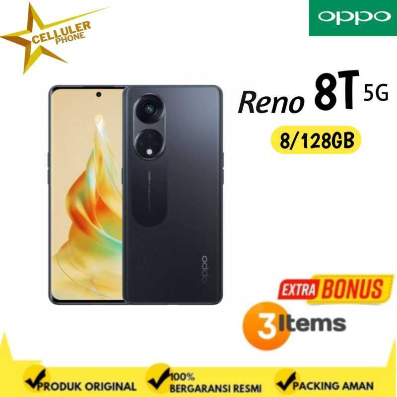 Promo Oppo Reno 8t 5g 8/256gb 8/128gb Garansi Resmi Oppo 1 Tahun Diskon ...