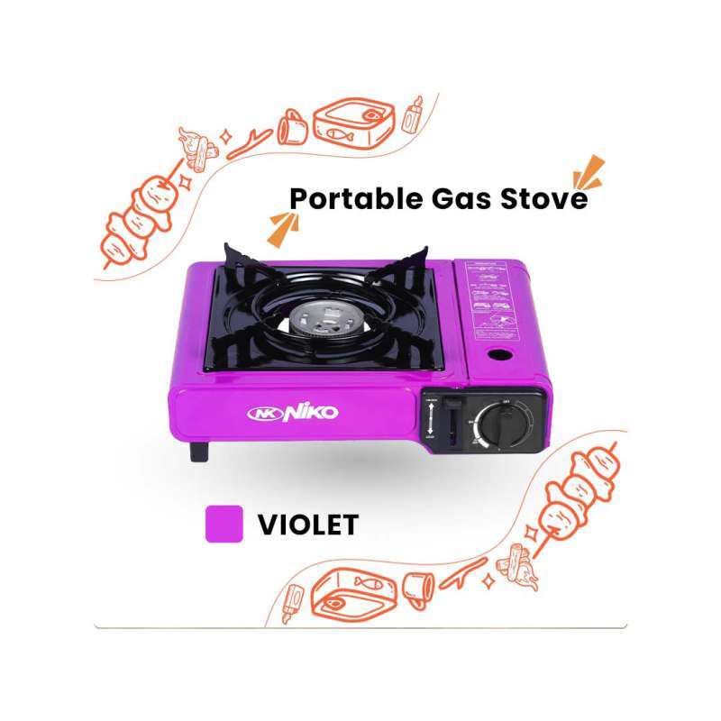 Promo Niko Kompor Gas Camping Bbq Outdoor 1 Tungku Portable Stove 2 In promo-niko-kompor-gas-camping-bbq-outdoor-1-tungku-portable-stove-2-in