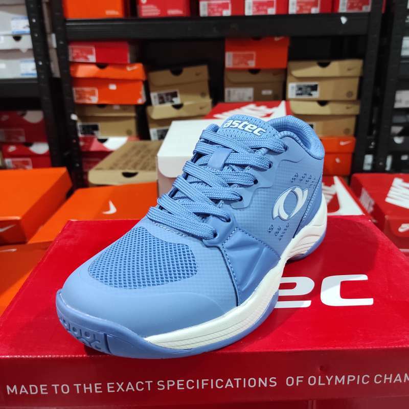Jual [ori] Sepatu Bulu Tangkis Wanita Astec Hiromi Badminton Purple Di ...