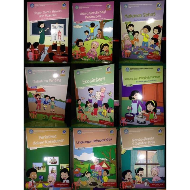 Promo .:: PAKET 9 Buku Tematik Kelas 5 SD TEMA 1 2 3 4 5 6 7 8 9 ...