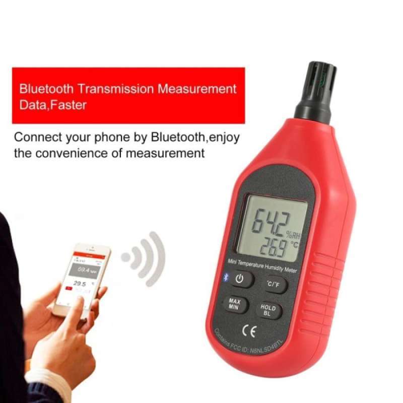 Promo Digital Bluetooth APPS Android Humidity RH Meter + Thermometer
