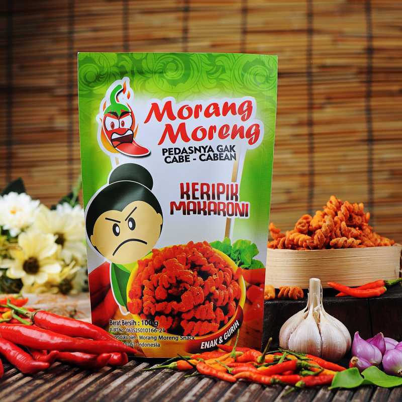 Promo Makaroni Pedas Spiral Aneka Rasa Morang Moreng Snack Original