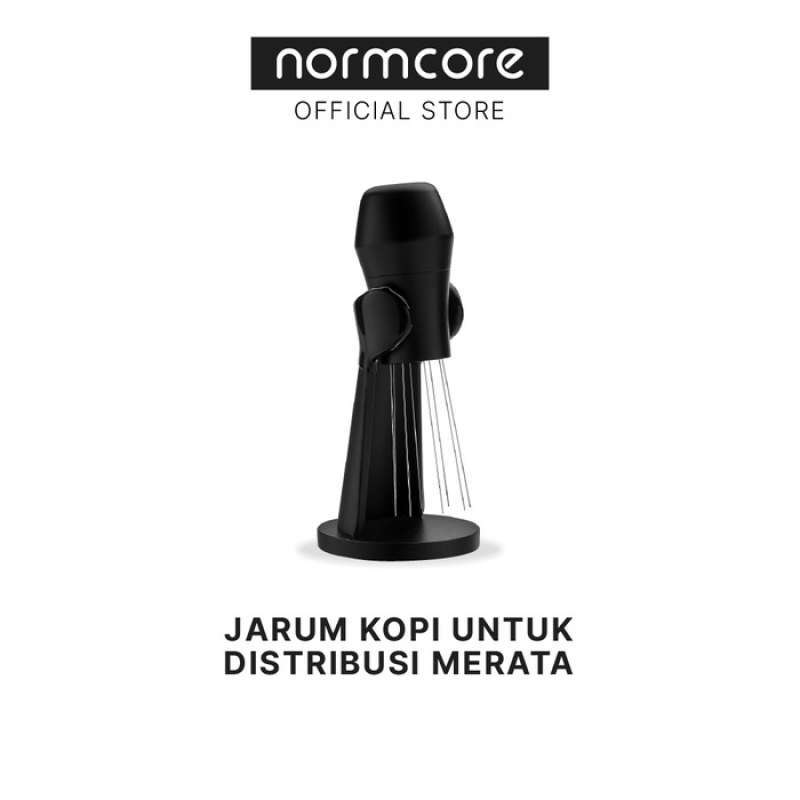 Normcore WDT V3 Tool met houder voor het mengen van gemalen koffie | Espresso-koffiemixer | Koffienaaldendispenser met koffiedispensokkel