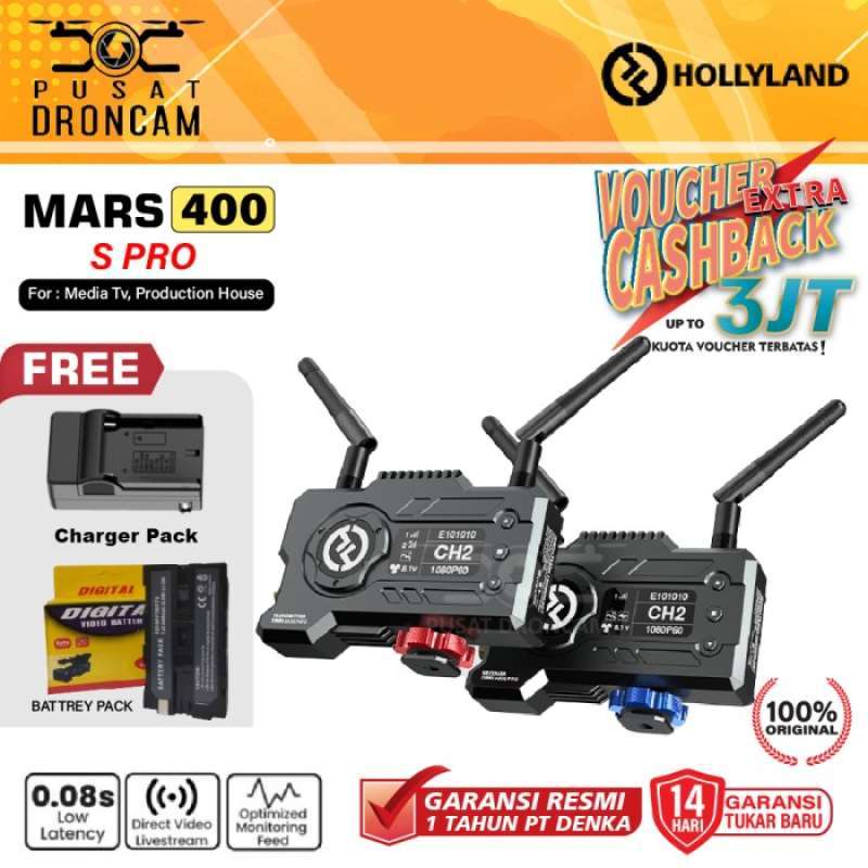 Promo Hollyland Mars 400S SDIHDMI Wireless Video Transmission Resmi