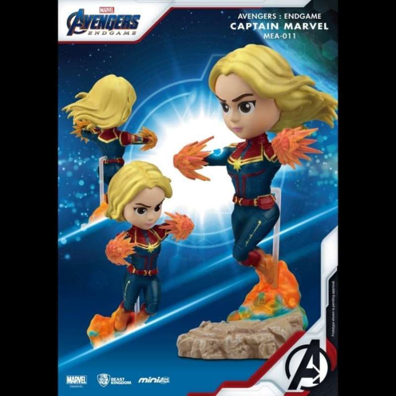 Beast Kingdom Mini Egg Attack - Minifigura Marvel: Captain America (Collezionabile Con Base)
