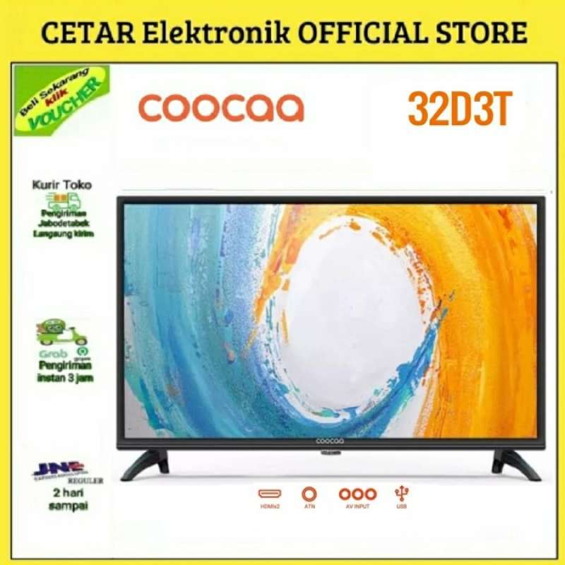 Promo LED TV 32 inch 32A4 USB HD Tipe Baru Diskon 23% di Seller Surota ...