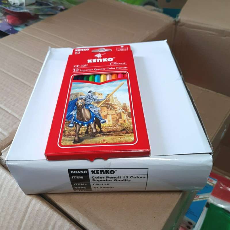 bayar di tempat promo 1 pack isi 12 pcs pensil warna pencil colour pdk nakami 1235 murah