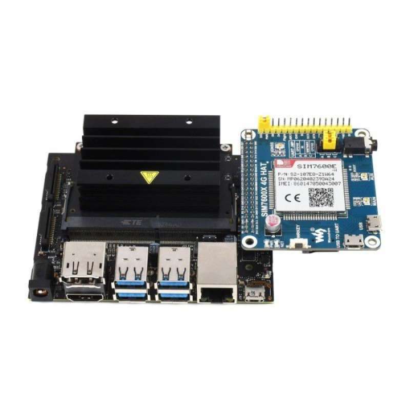 Jual Sim7600e-h 4g / 3g / 2g / Gsm / Gprs / Gnss Hat For Raspberry Pi ...