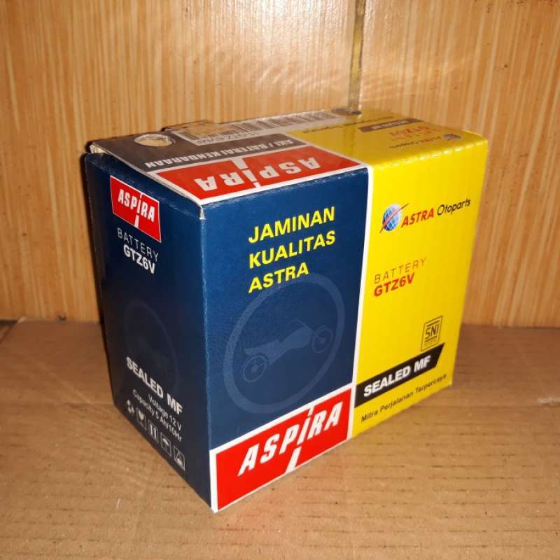 Promo AKI / ACCU MOTOR HONDA SCOOPY eSP ASPIRA GTZ6V MF KERING , 5 AH