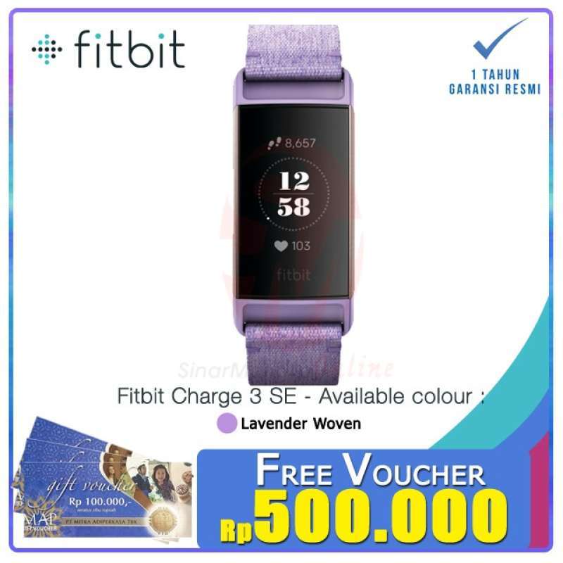 Jual Smart Watch Fitbit Charge 3 Special Edition Lavender Woven Di Seller Aaron Kebon Kacang Kota Jakarta Pusat Blibli