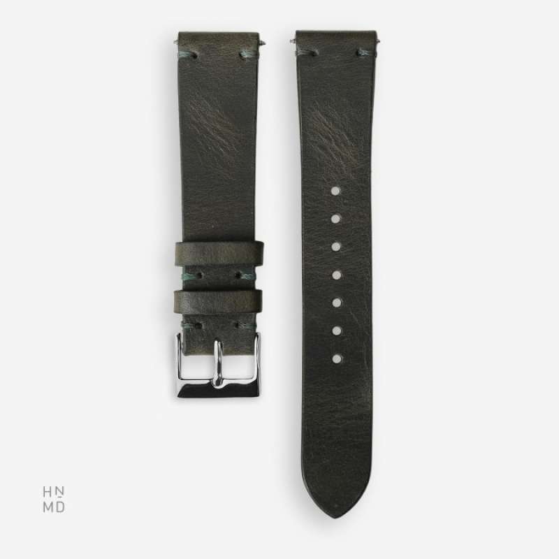 Horween Dublin Brown Nut Premium Handmade Single Layer Strap Brown Nut,  Reguler
