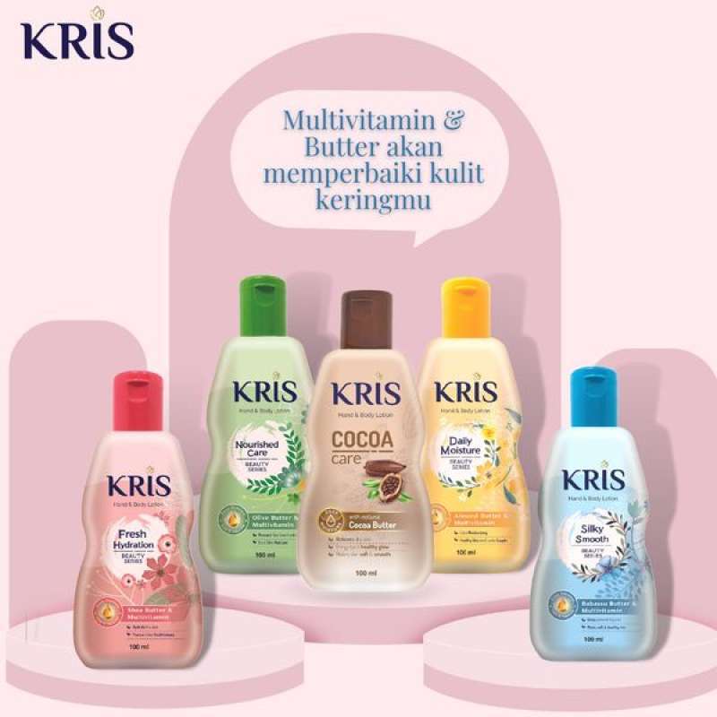 Jual Kris Hand & Body Lotion 100ml Hbl Kris Beauty Series