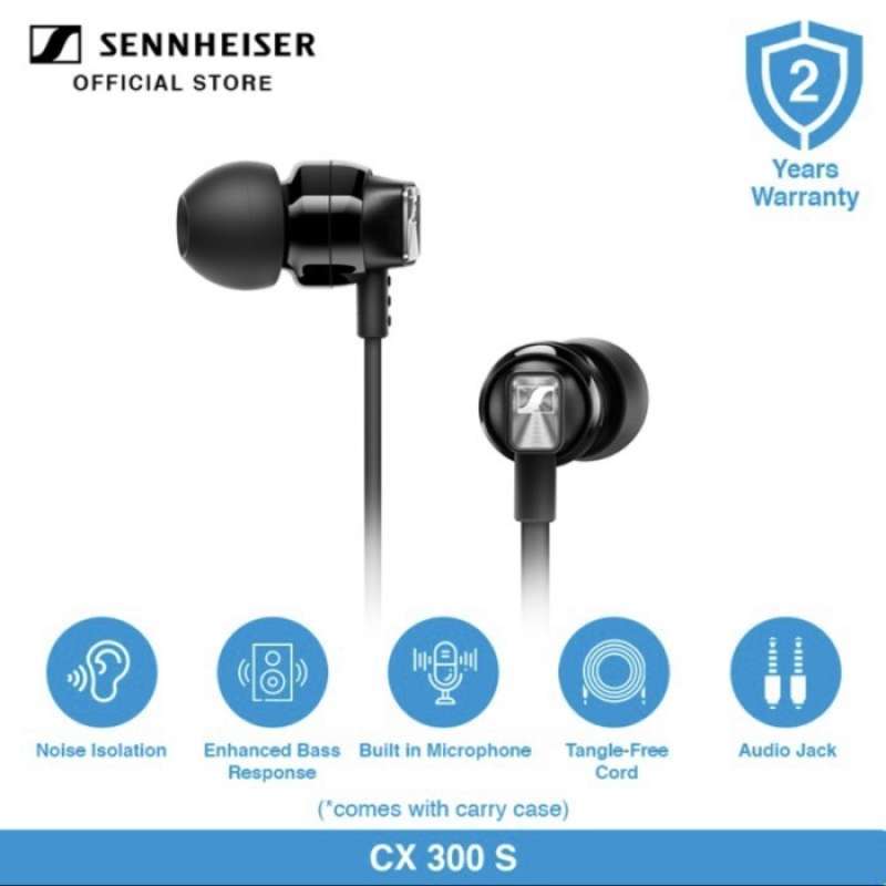 Promo Sennheiser Cx300s Earphone With Noise Isolation Cx 300 S Built In Mic Diskon 23 Di Seller Azurestore Kebon Kacang Kota Jakarta Pusat Blibli